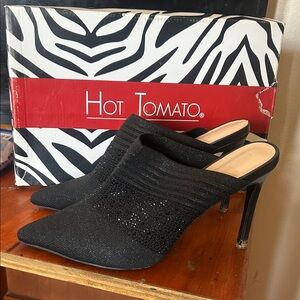 Hot Tomato Black Women's Heels